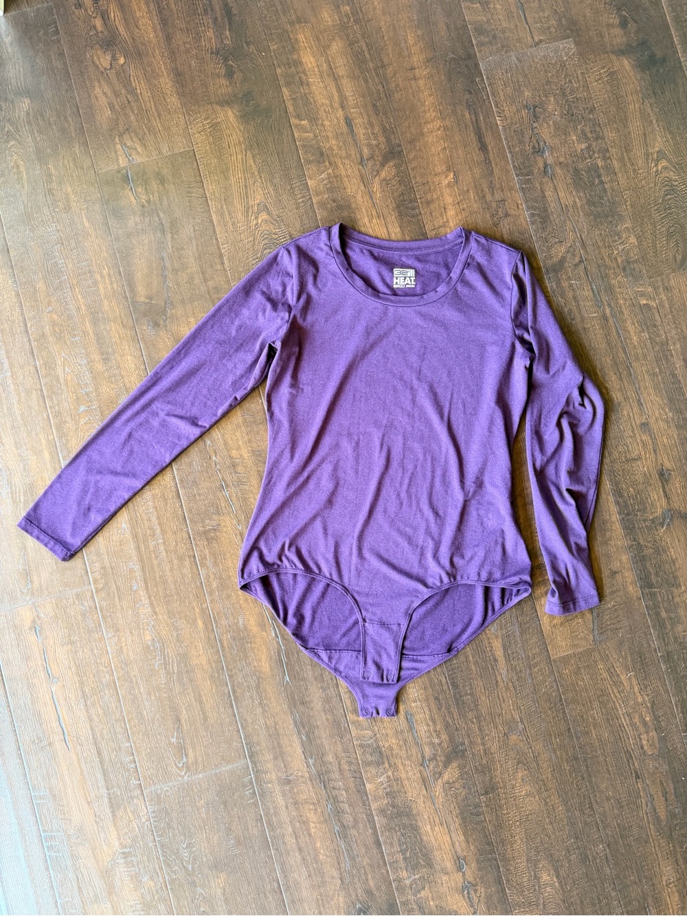 Women’s Long Sleeve Purple Bodysuit